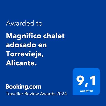 Magnifico Chalet Adosado En Torrevieja, Alicante. Εξωτερικό φωτογραφία